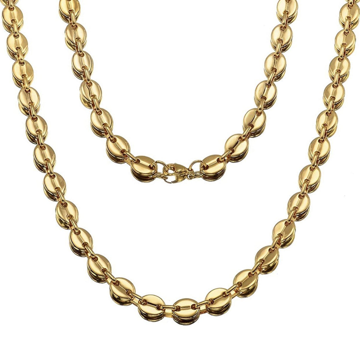 11mm Gucci Chain 18k Necklaces-1