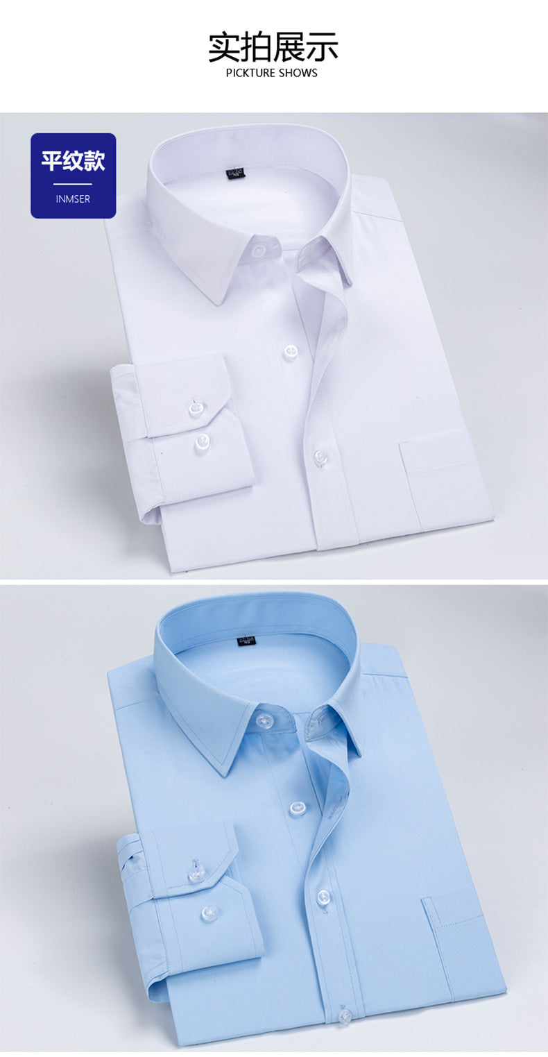 Men's Striped Business Casual Shirt