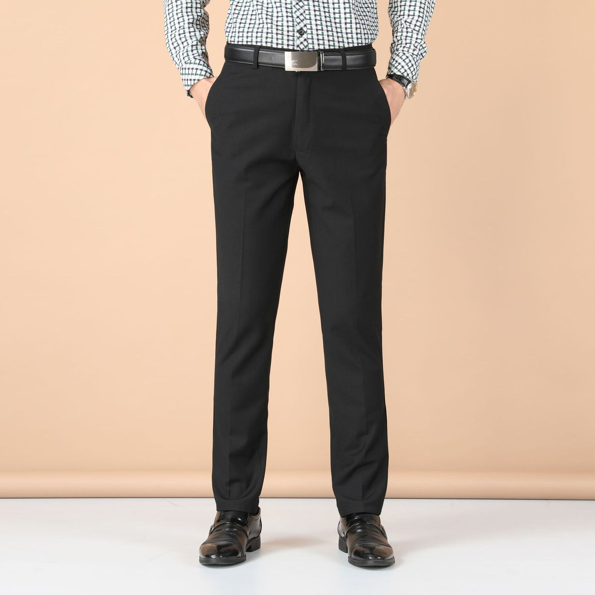 Men's Slim-Fit Business Trousers