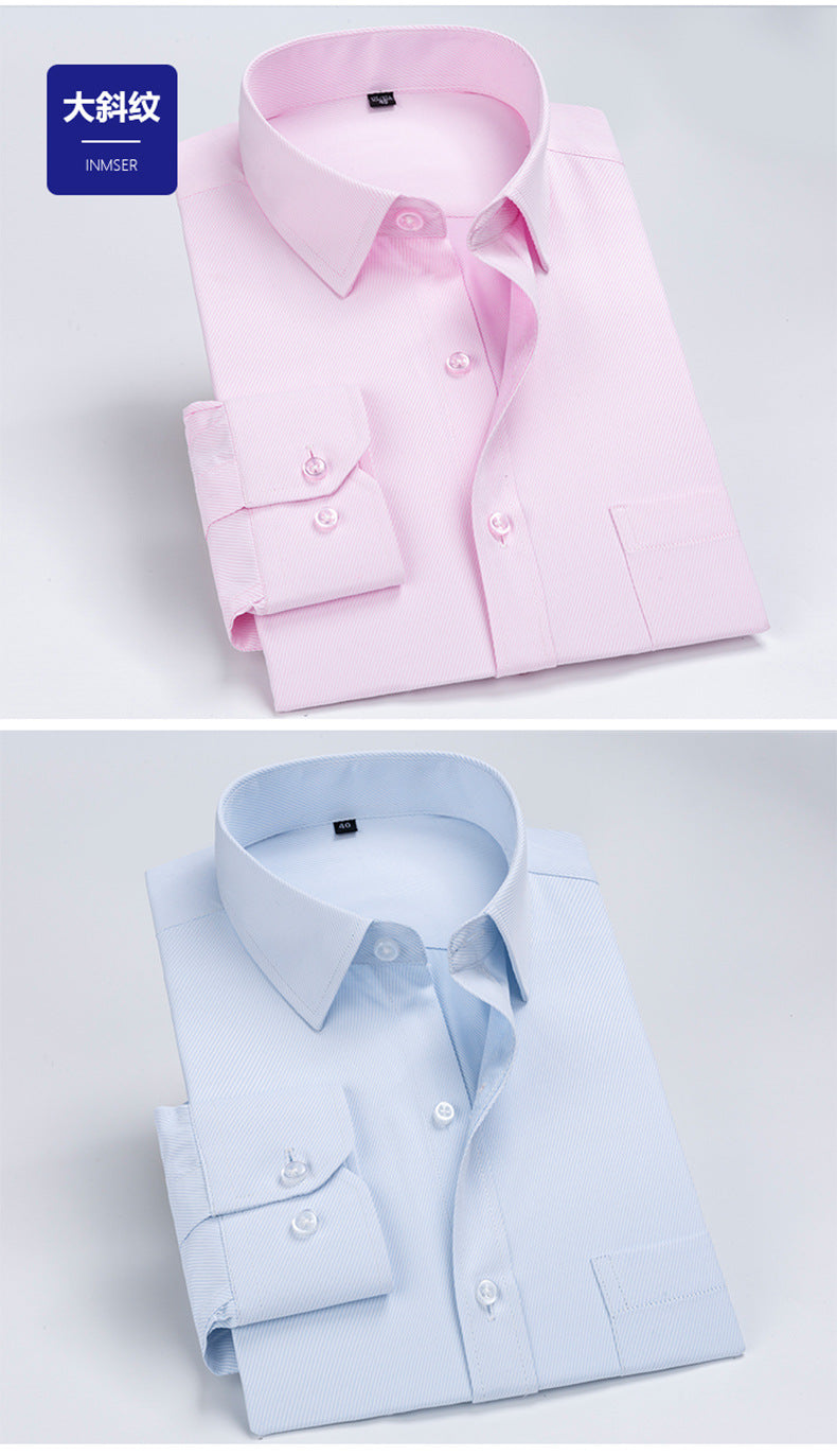 Men's Striped Business Casual Shirt