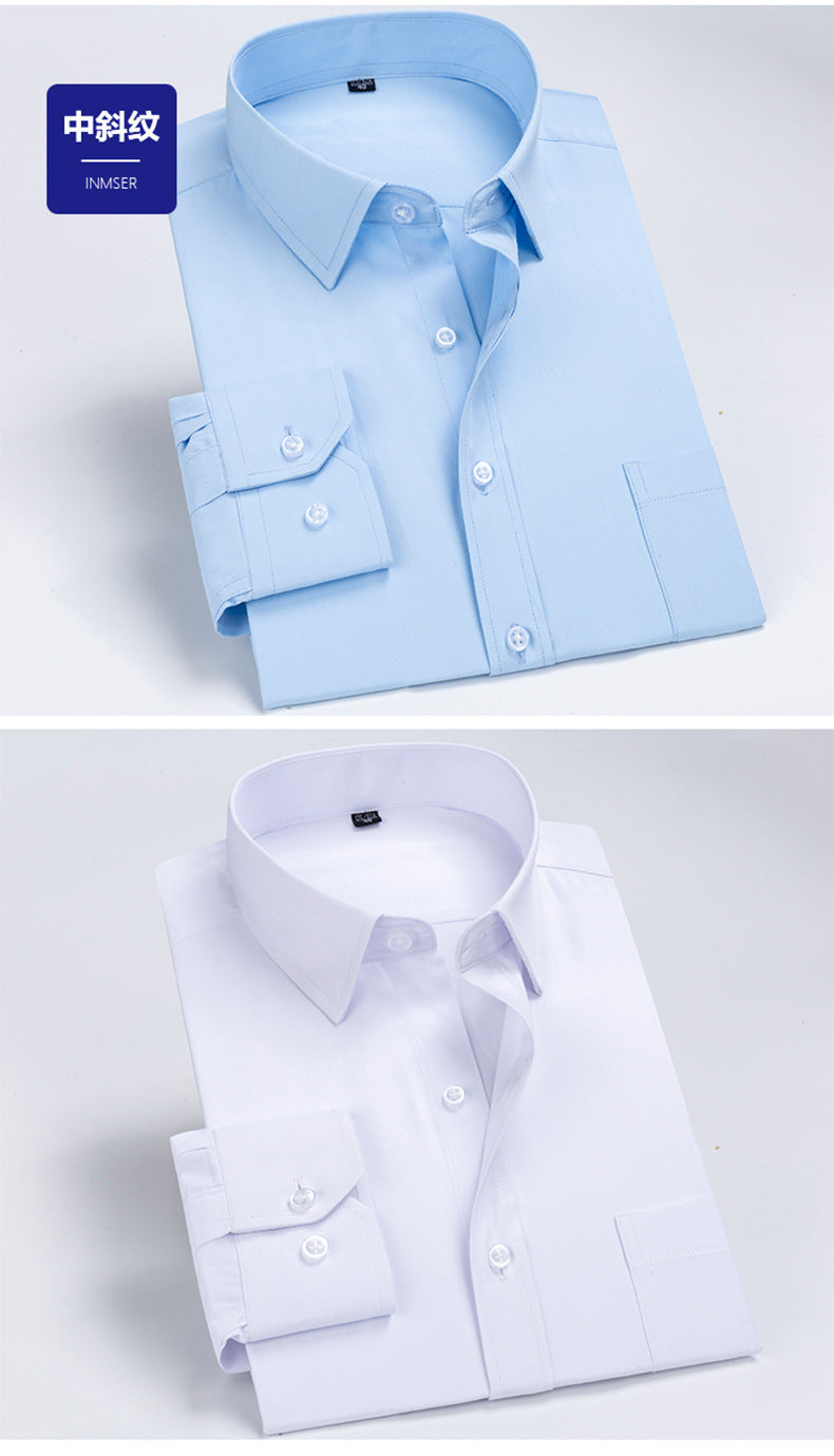 Men's Striped Business Casual Shirt