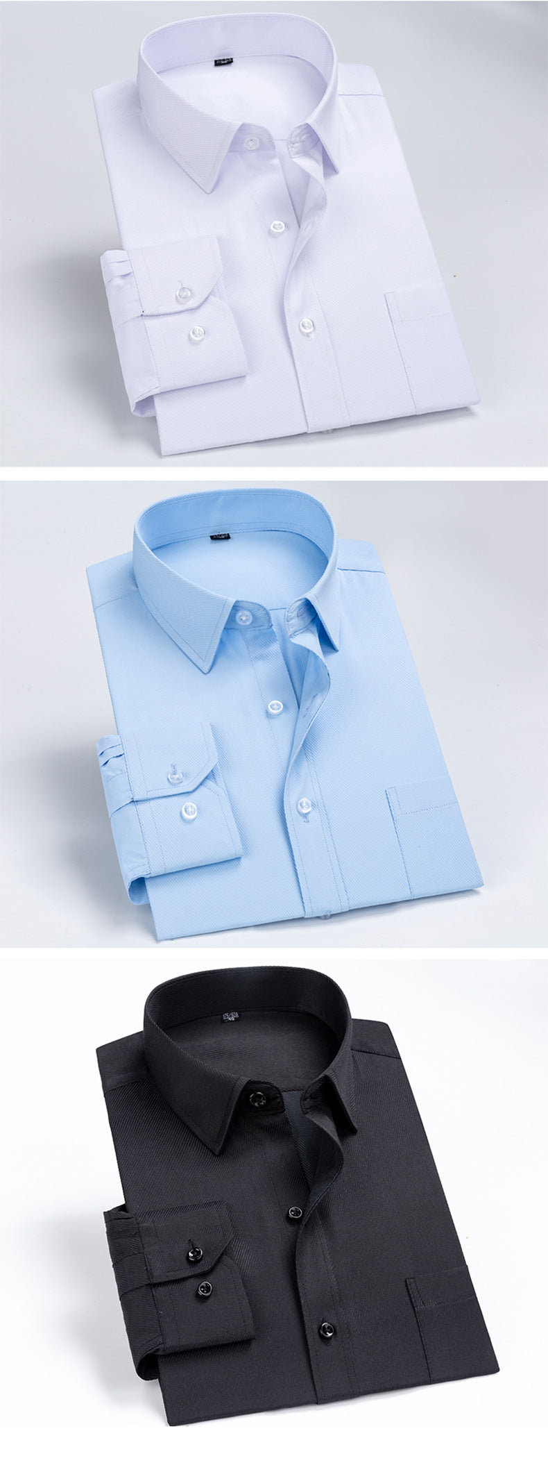 Men's Striped Business Casual Shirt
