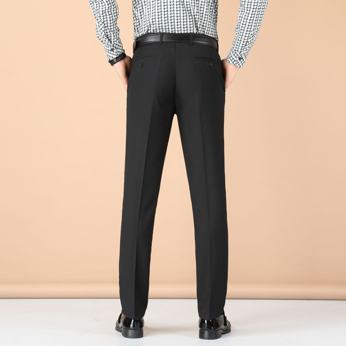 Men's Slim-Fit Business Trousers