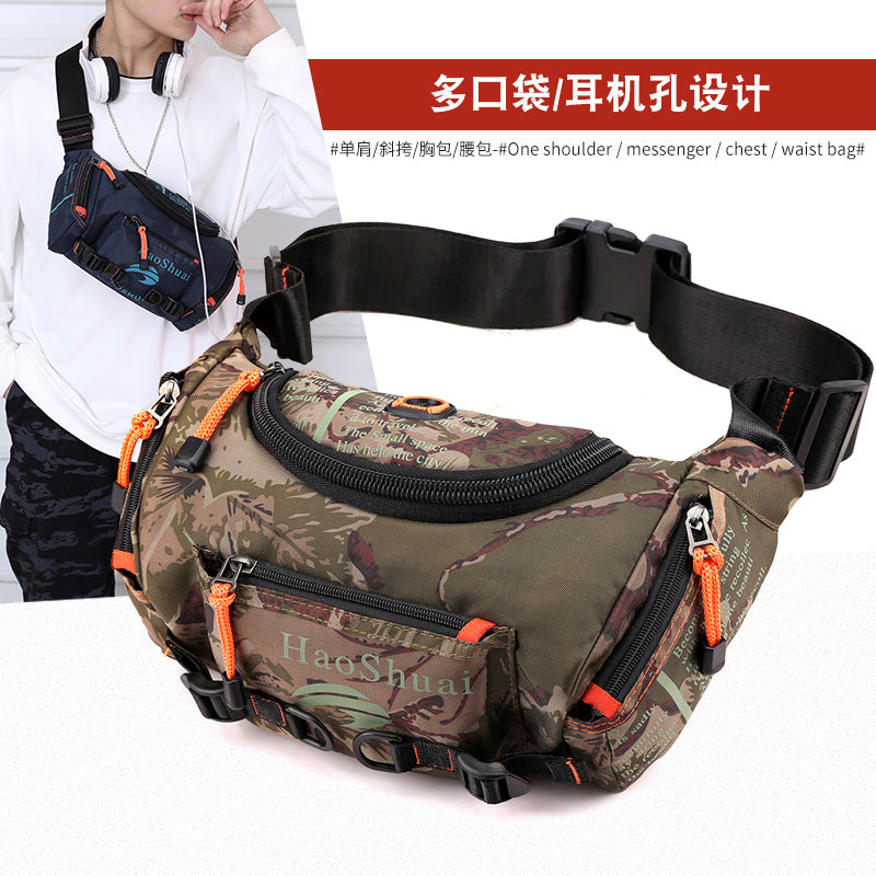 Men's Waterproof Multifunctional Chest Bag
