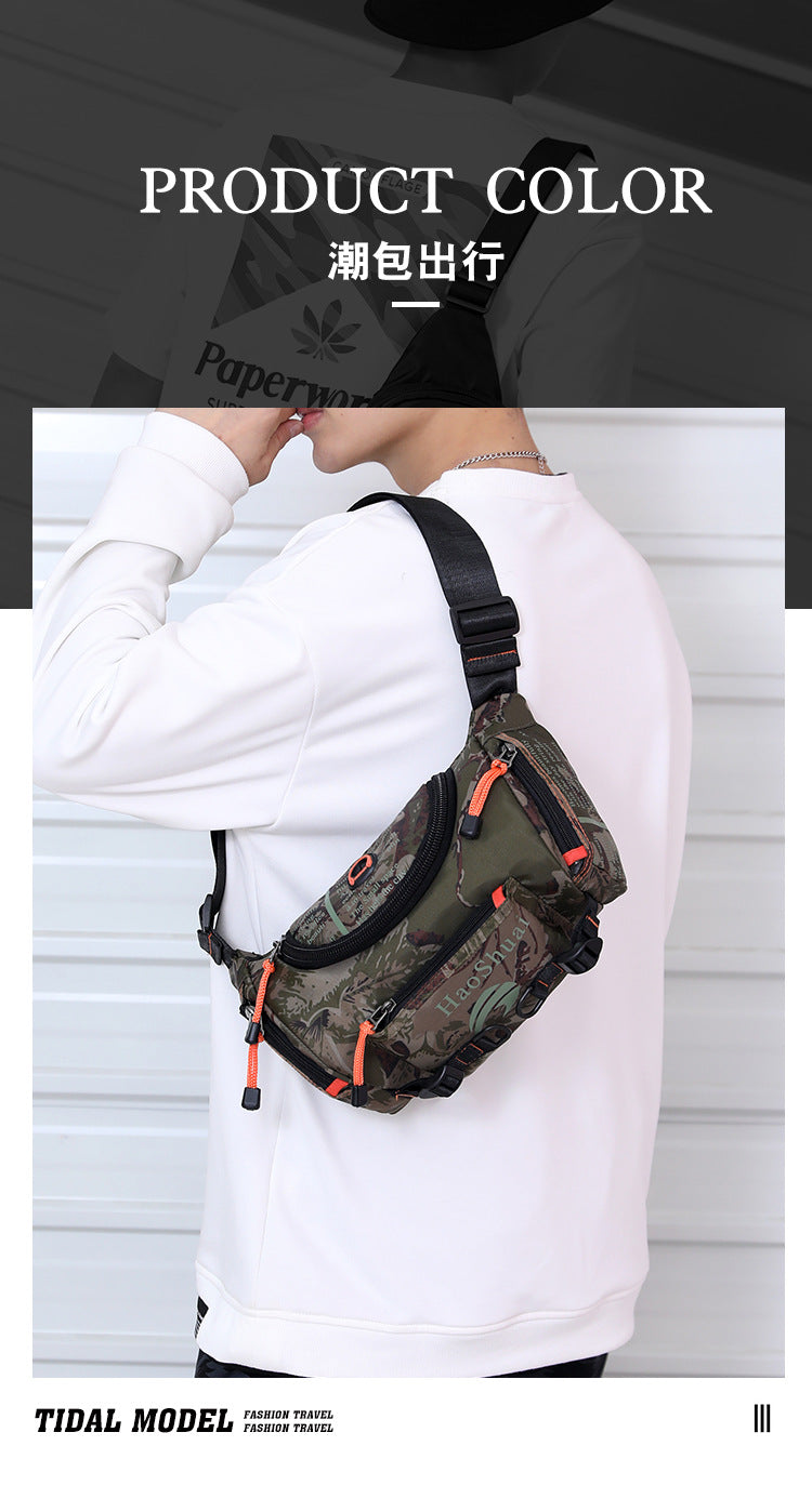 Men's Waterproof Multifunctional Chest Bag