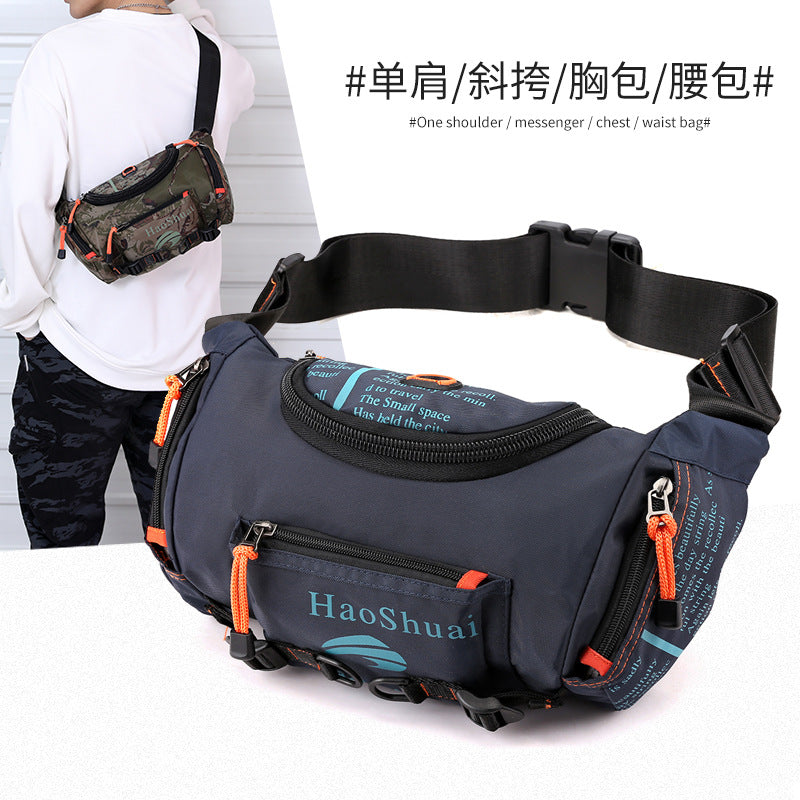 Men's Waterproof Multifunctional Chest Bag
