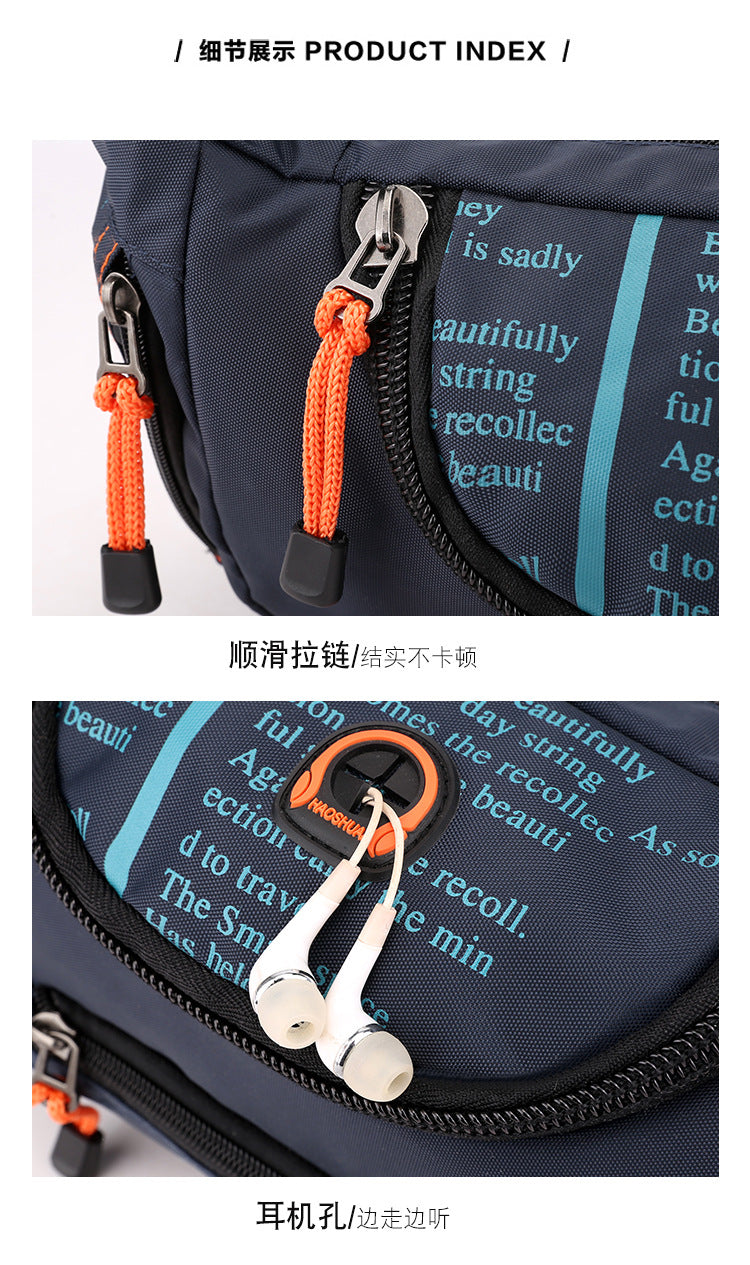 Men's Waterproof Multifunctional Chest Bag