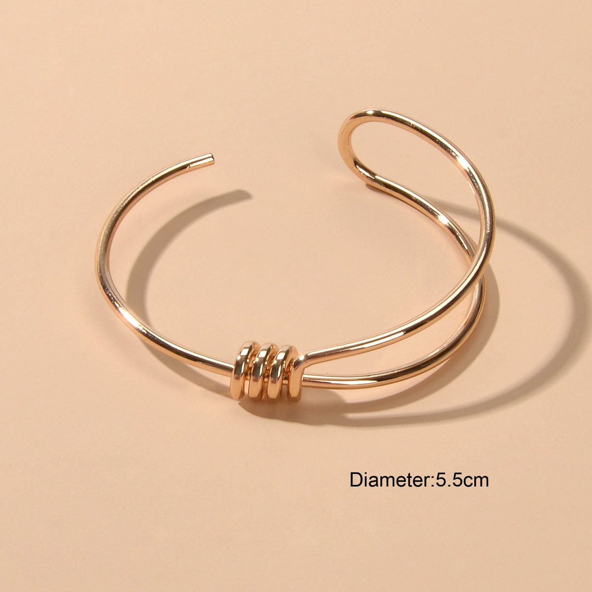 Minimalist Geometric Design Simple Delicate Thin Wrist Open Cuff Bangle Bracelet