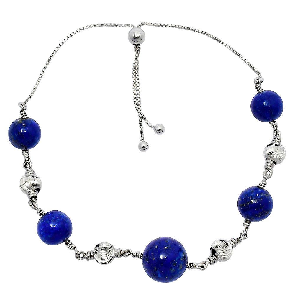 Premium Lapis Lazuli - Afghanistan Bracelet B-1024 42-EB10503-1