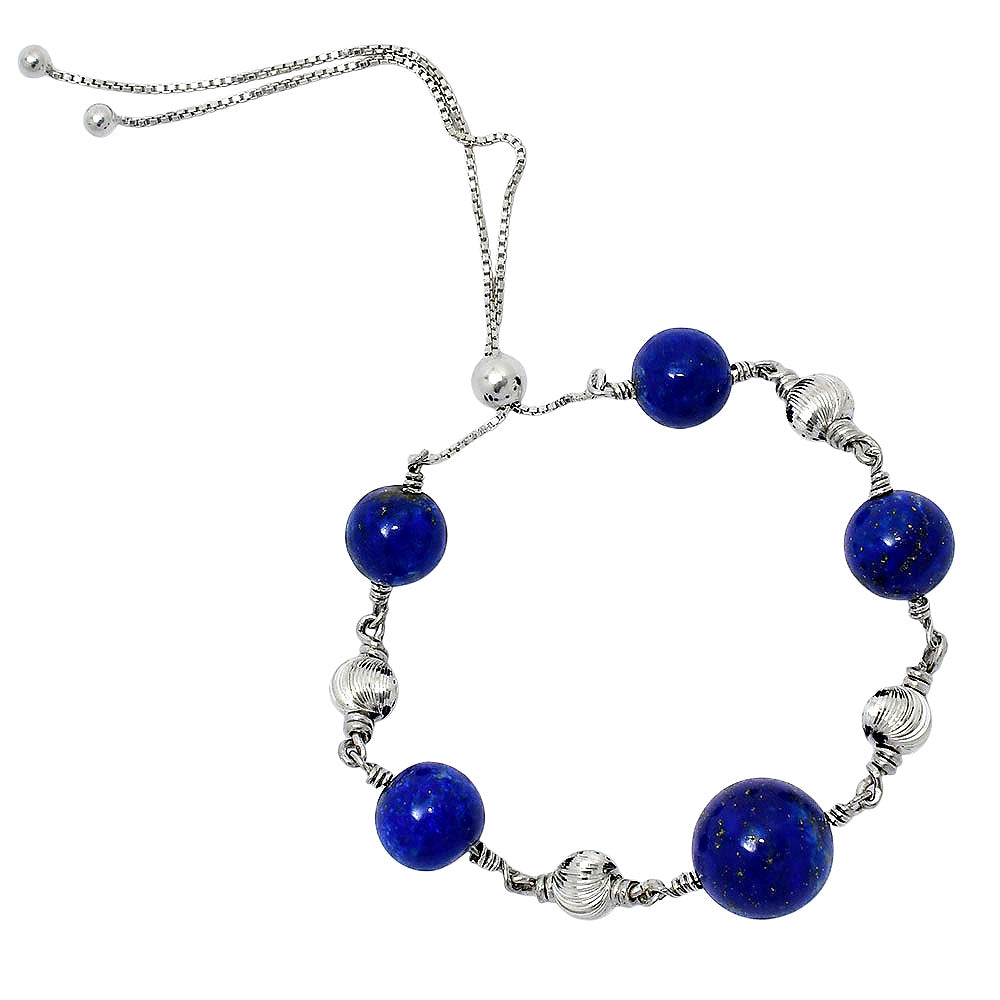 Premium Lapis Lazuli - Afghanistan Bracelet B-1024 42-EB10503-3