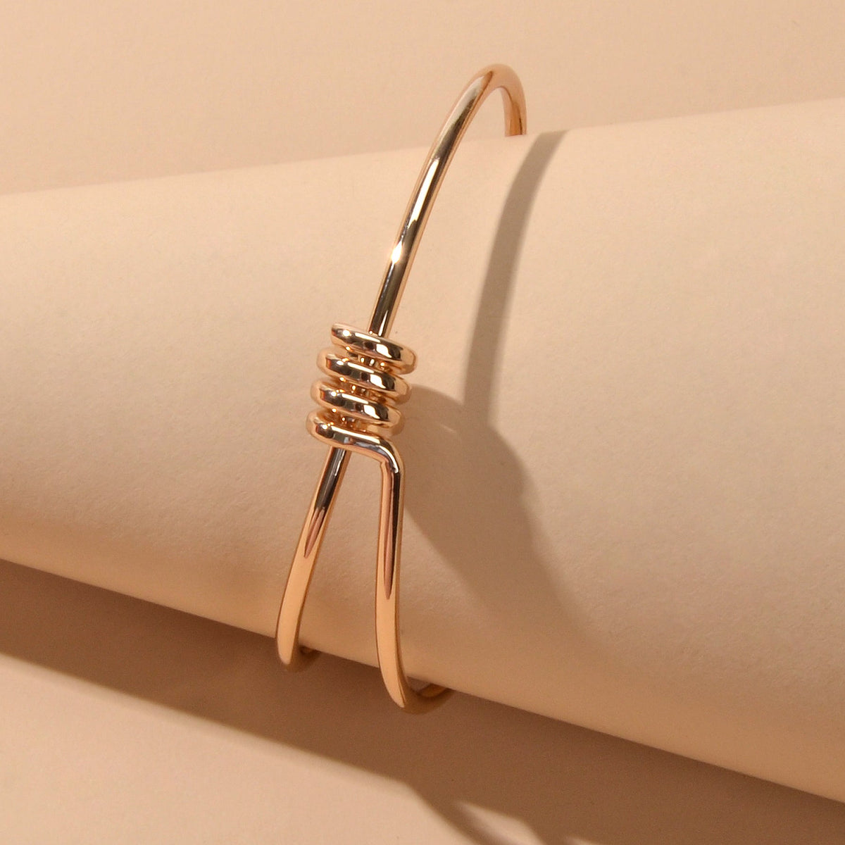 Minimalist Geometric Design Simple Delicate Thin Wrist Open Cuff Bangle Bracelet