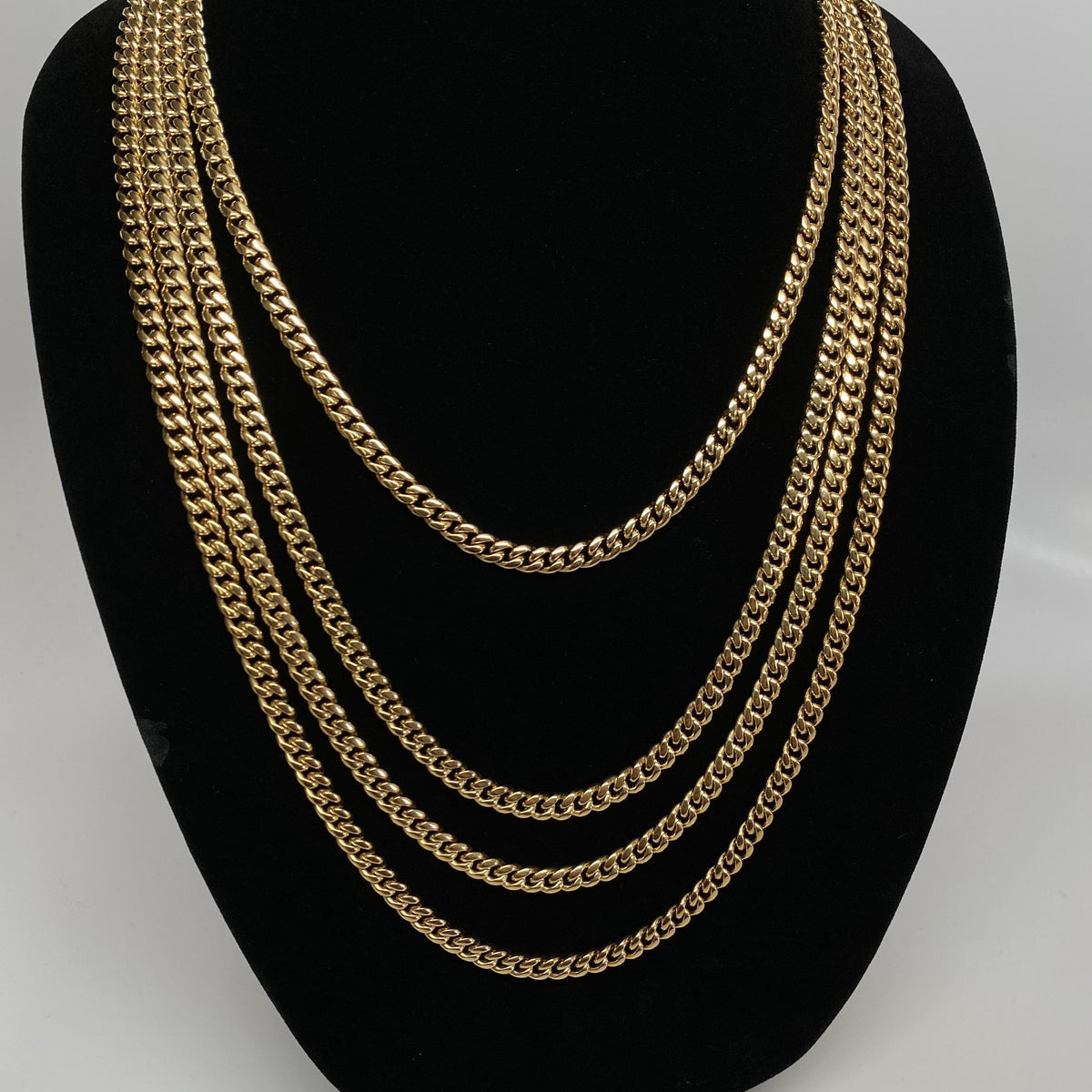 6mm Cuban Chain Set - Box Lock | Gold Nation