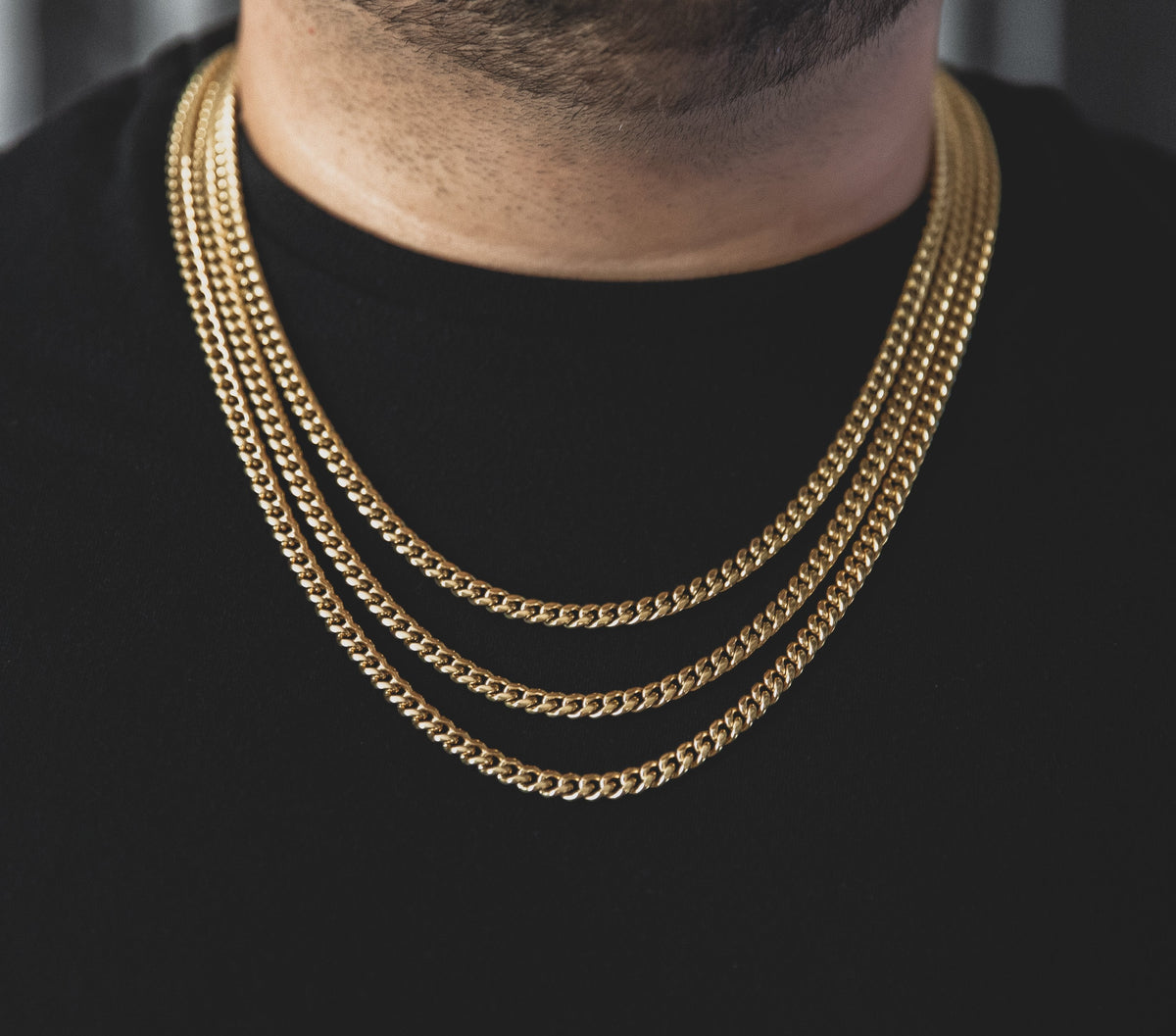 6mm Cuban Chain Set - Box Lock | Gold Nation