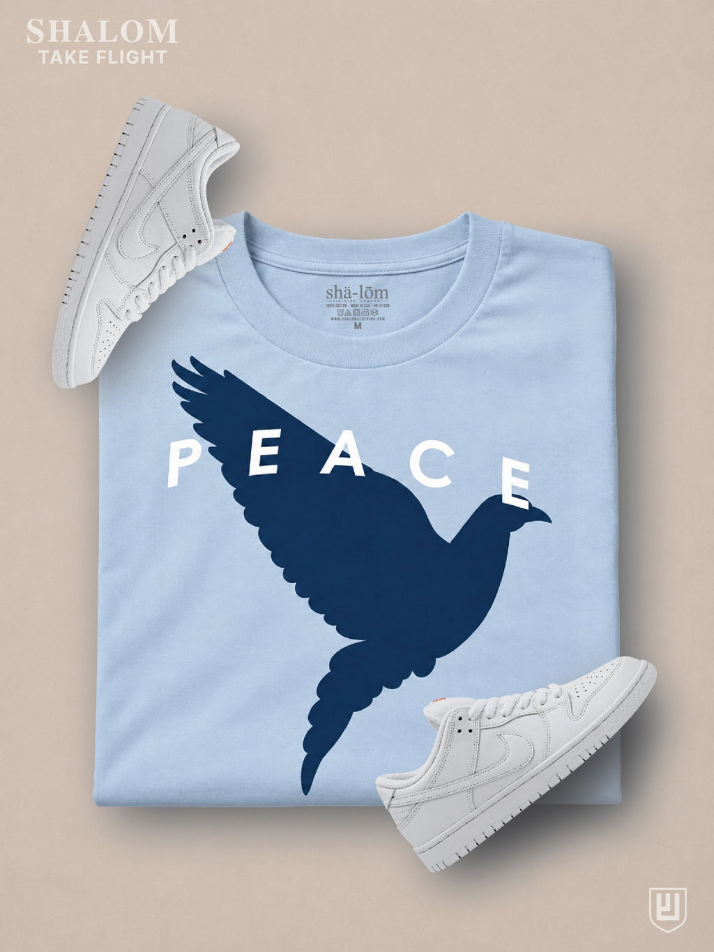 TAKE FLIGHT TEE BABY BLUE
