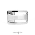 Ferrecci Men's Stainless Steel Removable Belt Buckle - C5000-0