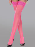 Rose Red Lace Top Stockings-0
