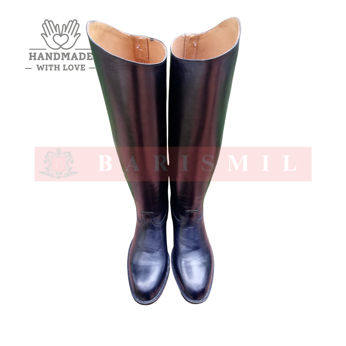 Black Leather Dressage Riding Boots