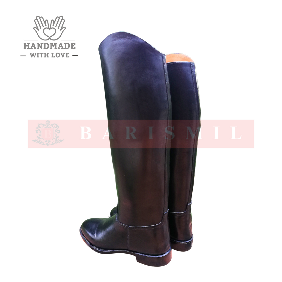 Black Leather Dressage Riding Boots
