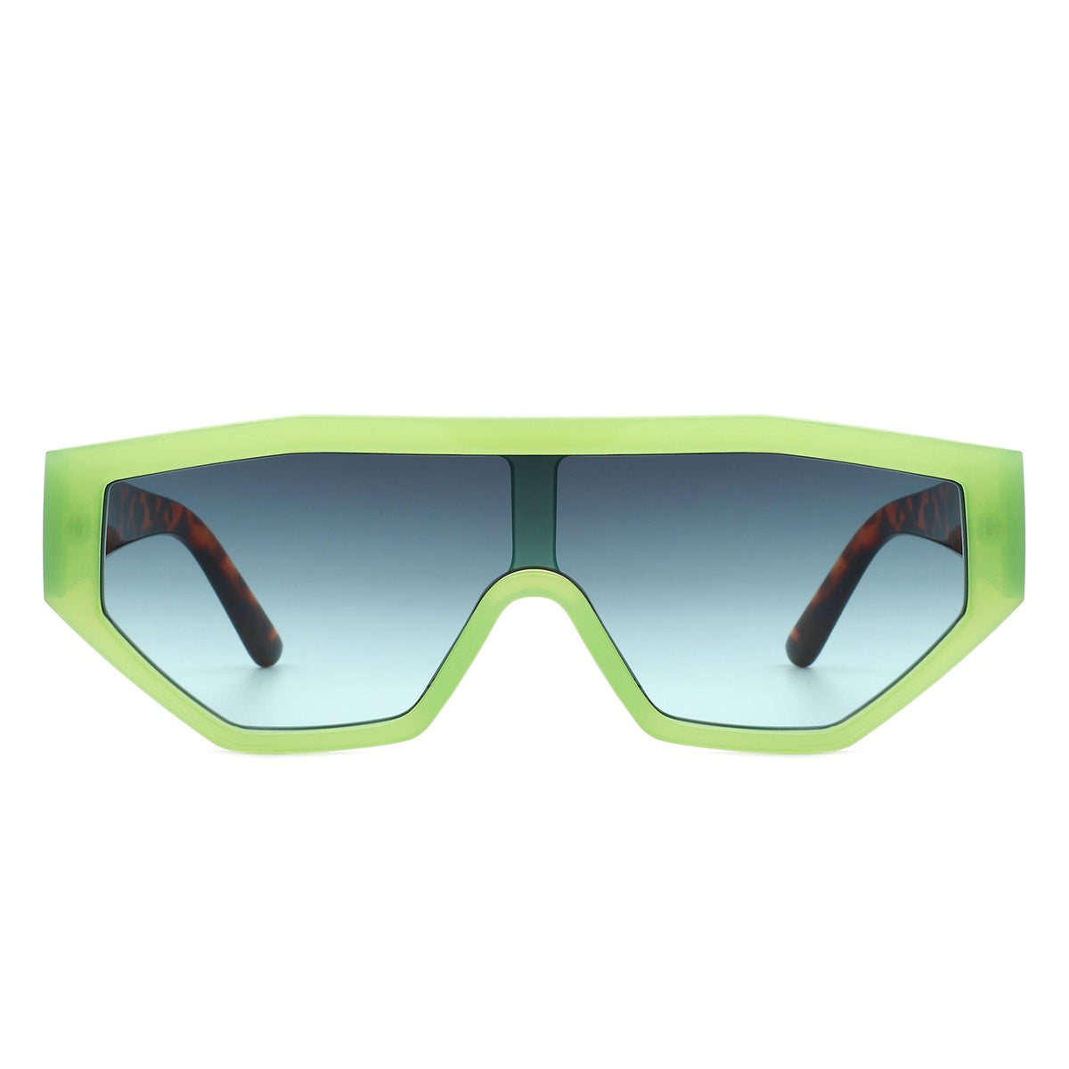 Firelily - Geometric Square Futuristic Fashion Sunglasses