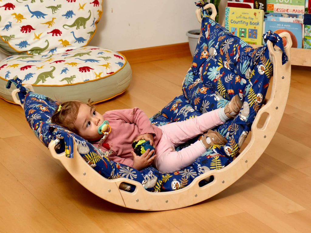 Climbing Arch/Rocker with Pillow & Ramp / Medium Size-1