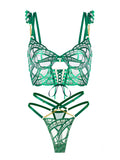 Luxe Green Metallic Foil Adjustable Set-2