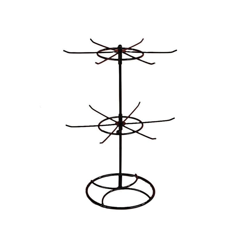 Rotating Jewelry Hanger Night Market Stall Commodity Necklace Bracelet Lipstick Display Rack Shelf Jewelry Rack Storage Rack