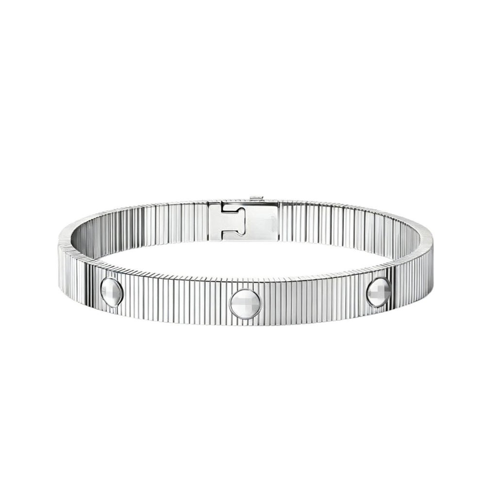 New Style Striped Screw Bracelet, Stainless Steel Plated with 18K Gold, Waterproof, Non-Fading, Titanium Steel High-End Luxury Bracelet