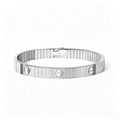 New Style Striped Screw Bracelet, Stainless Steel Plated with 18K Gold, Waterproof, Non-Fading, Titanium Steel High-End Luxury Bracelet