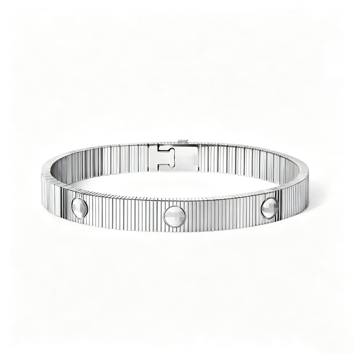 New Style Striped Screw Bracelet, Stainless Steel Plated with 18K Gold, Waterproof, Non-Fading, Titanium Steel High-End Luxury Bracelet