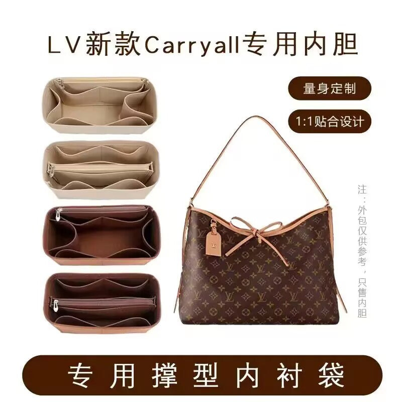 Handbag organizer insert medium-sized storage bag