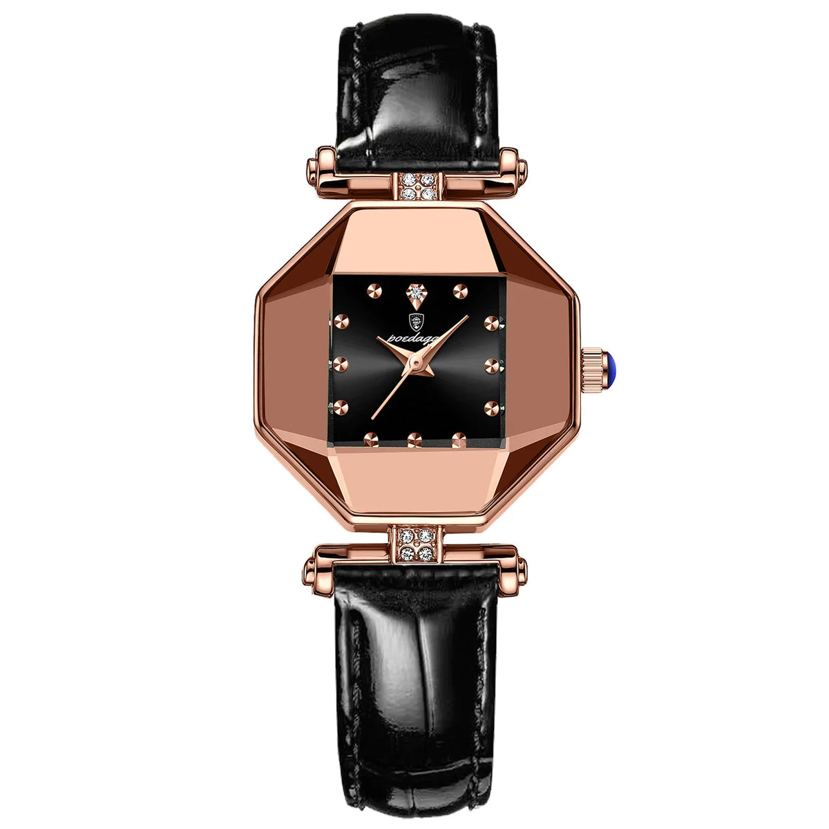 Women Quartz Watch Leather Steel Watch Rhinestone Ladies Bracelet Watch Casual Wristwatch Clock Relogio Feminino