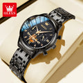 OLEVS Original Fashion Ladies Quartz Wristwatch Waterproof Luminous Multifunction Women Watches Gifts Box Reloj 2897