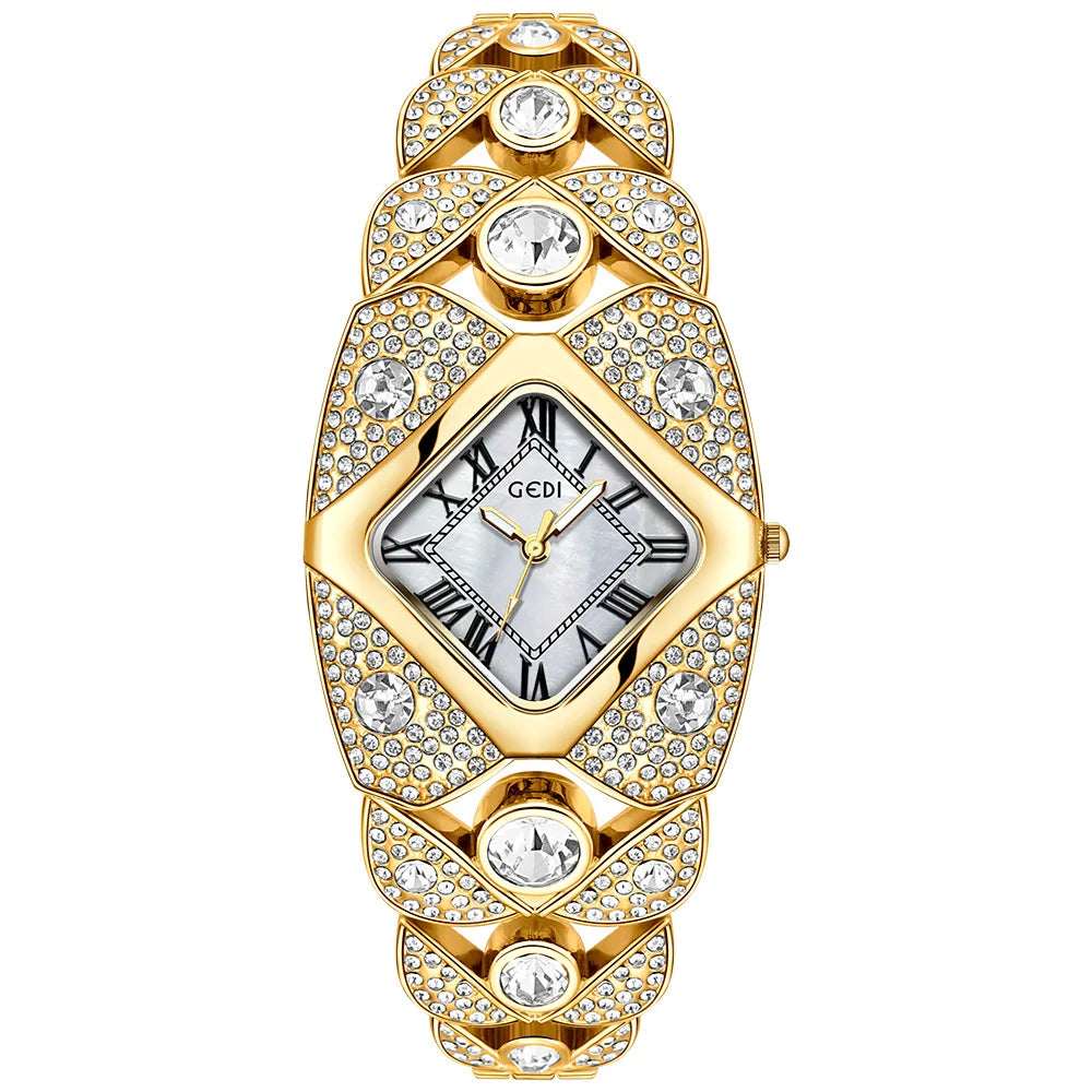 Elegant Rhinestone Ladies Bracelet Watch