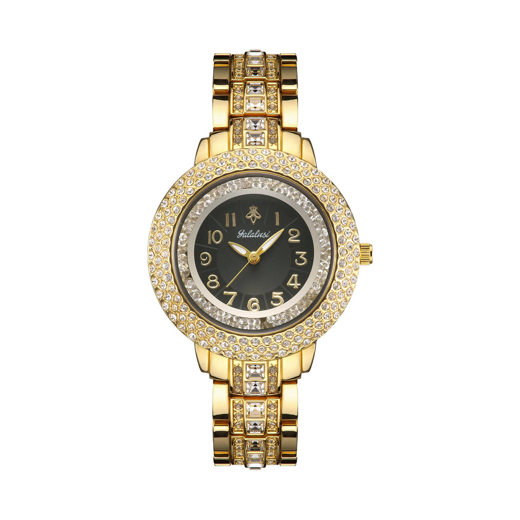 Luxury Rhinestone Bracelet Quartz Watch