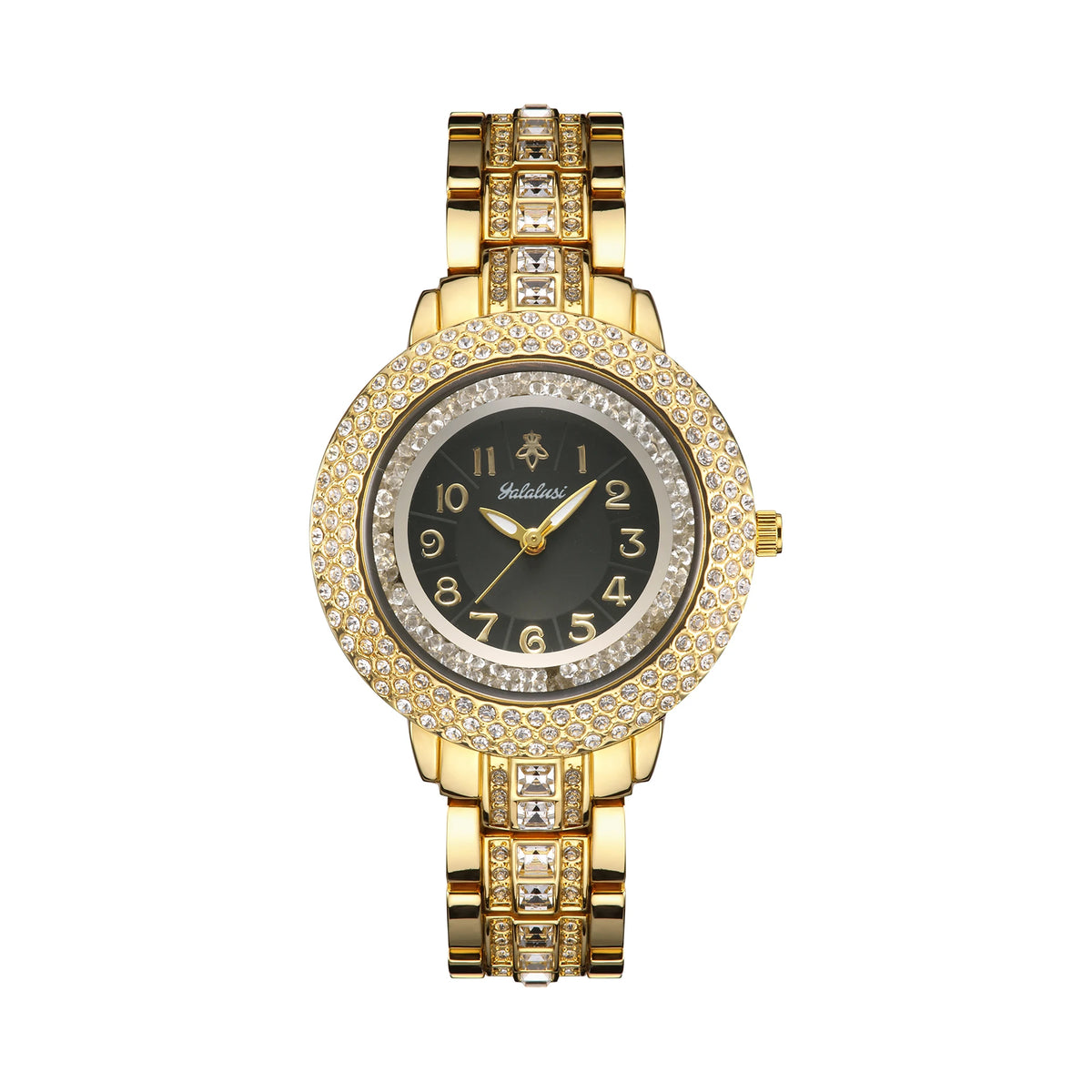Luxury Rhinestone Bracelet Quartz Watch