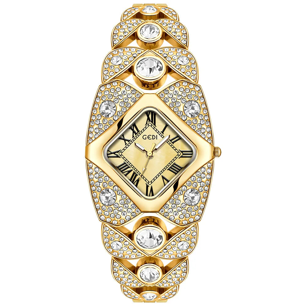 Elegant Rhinestone Ladies Bracelet Watch