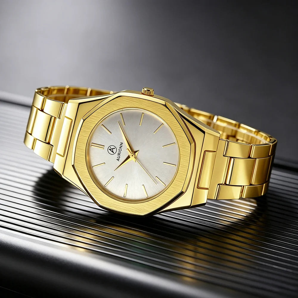 2Pcs Men's Fashion Watch Set, Easter, Christmas, New Year's Day, Halloween, Ramadan, Gifts for Friends and Family.