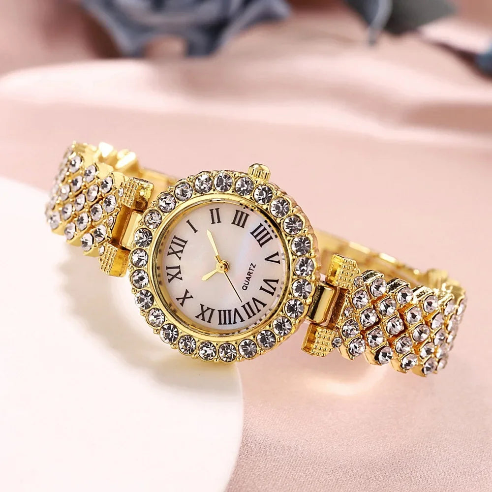 Women Quartz Watch Bracelet Fashion Wrist Watches for Women Stainless Steel Band Strap Female Clock Wristwatch Zegarek Damski
