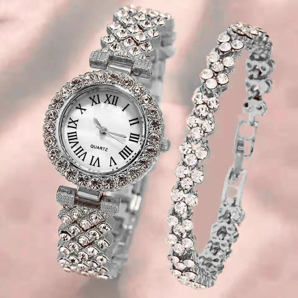 Women Quartz Watch Bracelet Fashion Wrist Watches for Women Stainless Steel Band Strap Female Clock Wristwatch Zegarek Damski