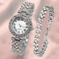 Women Quartz Watch Bracelet Fashion Wrist Watches for Women Stainless Steel Band Strap Female Clock Wristwatch Zegarek Damski