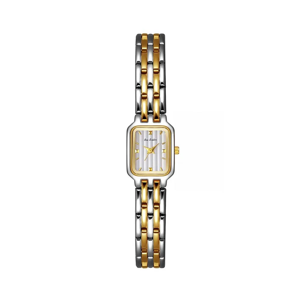 Women’s Fashion Square Small Dial Watch Stainless Steel Bracelet Luxury Quartz Wristwatch Simple Lady Dress Gift 2025 New
