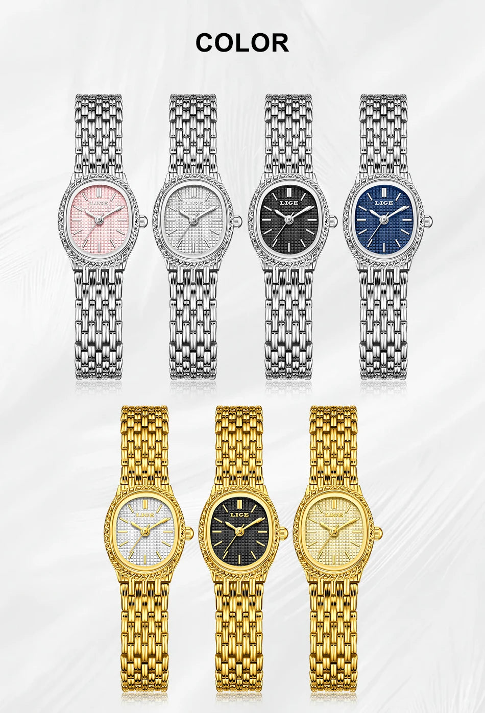 LIGE 2026 Elegant Quartz Woman Watch Classic Fashion Luxury Simple Dial Waterproof Ladies Bracelet Women's Wristwatch Clock Gift