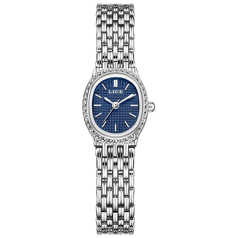 LIGE 2026 Elegant Quartz Woman Watch Classic Fashion Luxury Simple Dial Waterproof Ladies Bracelet Women's Wristwatch Clock Gift