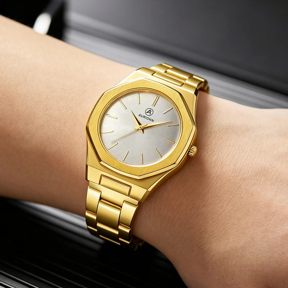 2Pcs Men's Fashion Watch Set, Easter, Christmas, New Year's Day, Halloween, Ramadan, Gifts for Friends and Family.