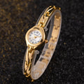 Gold Dial Elegant Quartz Bracelet Watch