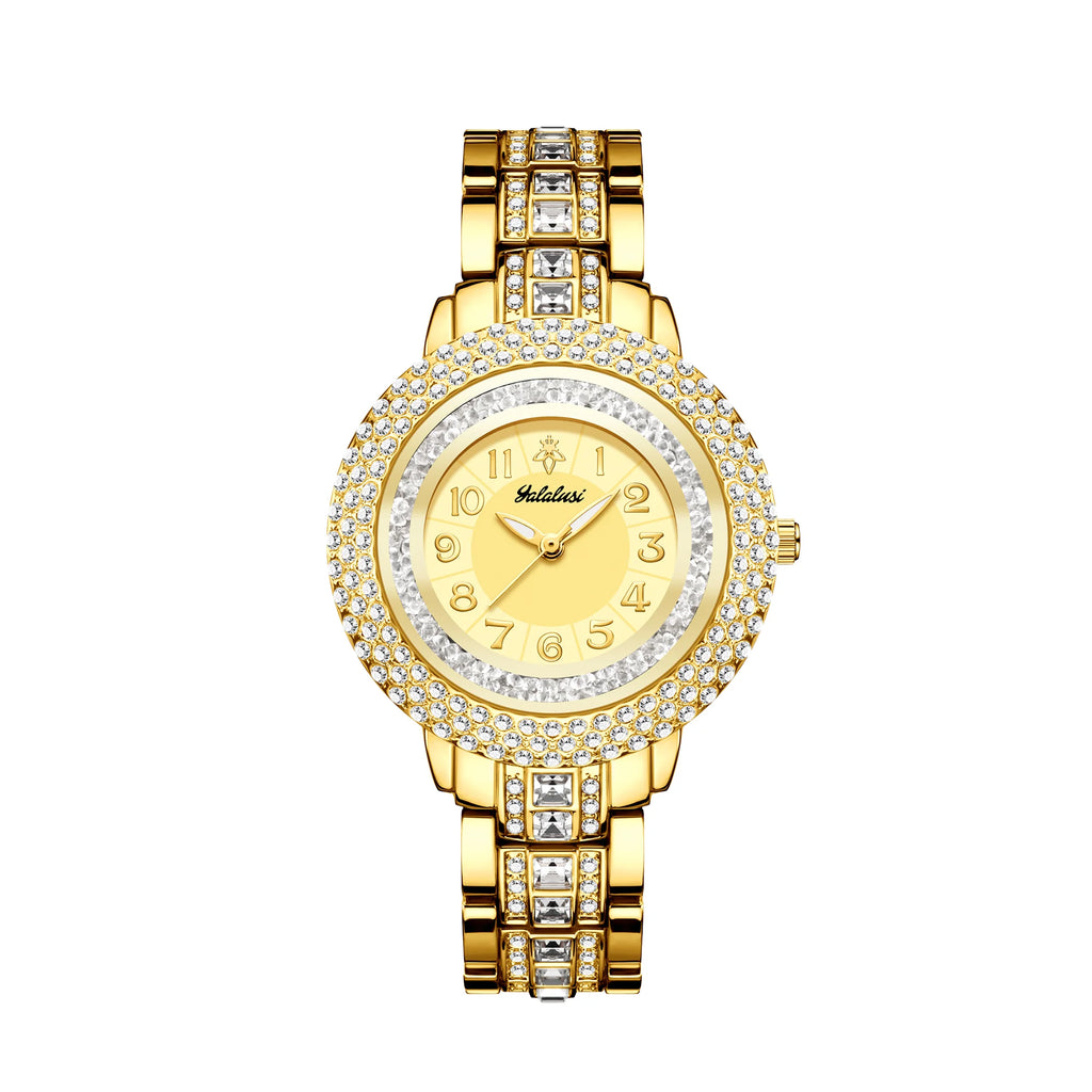 Luxury Rhinestone Bracelet Quartz Watch