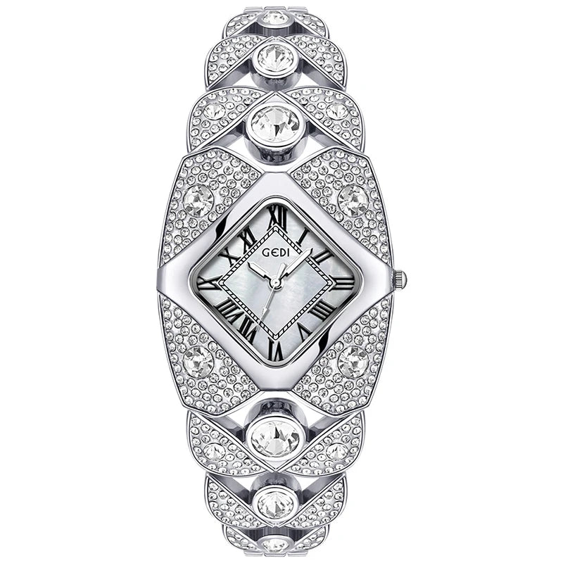 Elegant Rhinestone Ladies Bracelet Watch