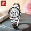 OLEVS 5632 Luxury Women Watch Original Quartz Watch Multi Functional HD Date Waterproof Luminous Chronograph Women Gift Watch
