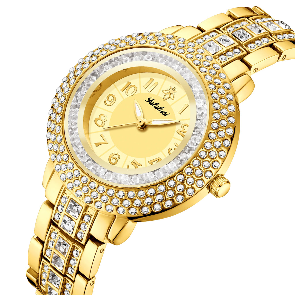 Luxury Rhinestone Bracelet Quartz Watch