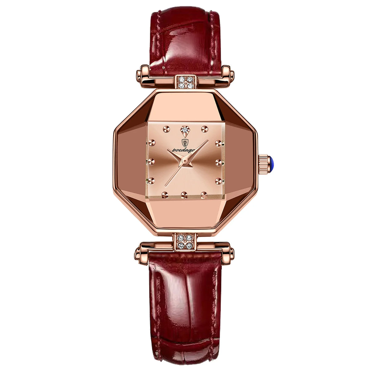 Women Quartz Watch Leather Steel Watch Rhinestone Ladies Bracelet Watch Casual Wristwatch Clock Relogio Feminino